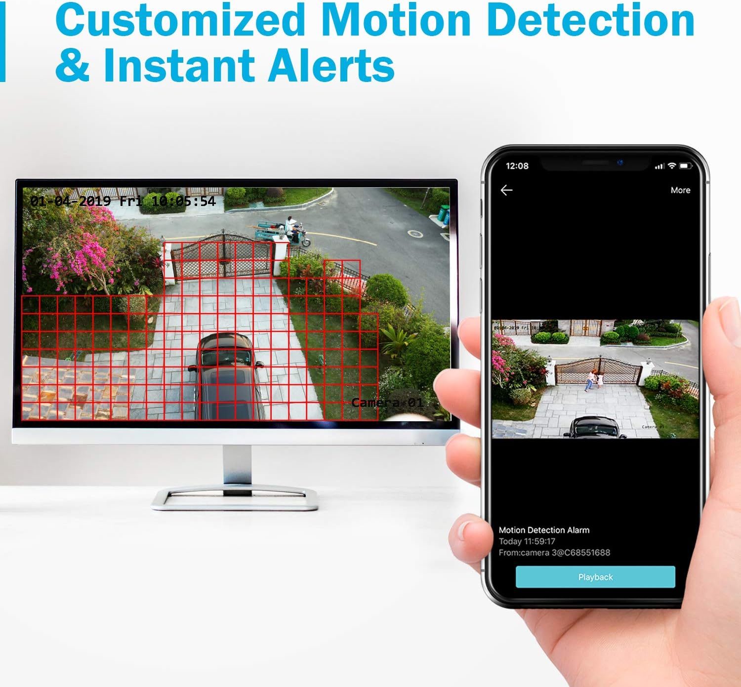 Discount 80% ANNKE Y200 16-Channel HD-TVI 1080P Lite Video Security System DVR Recorder with (12) HD 1080P Indoor/Outdoor Weatherproof CCTV Cameras 2TB Hard Drive, Motion Alert, Smartphone& PC Easy Remote Access