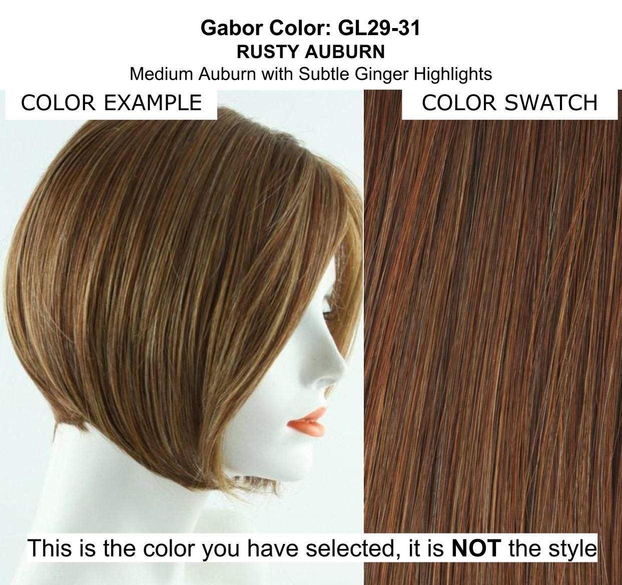 Soft and Subtle Wig Petite Avg Cap Color GL 27-29 CHOCOLATE CARAMEL- Gabor Wigs 10.25" Wavy Blunt Bob Synthetic Lace Front Monofilament Part Shoulder Length Soft Shades Bundle MaxWigs Hairloss Booklet
