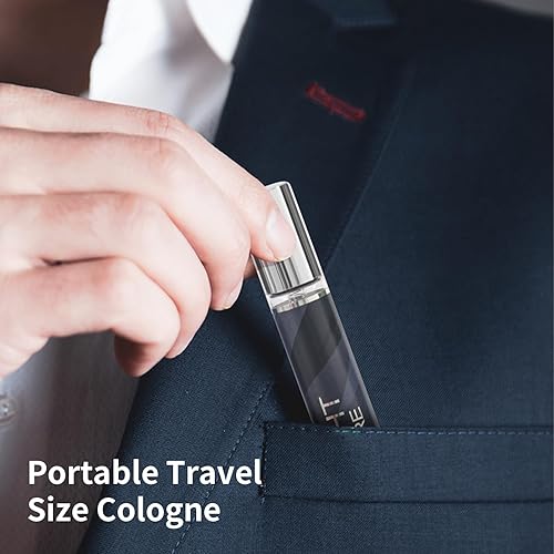 Miniatura 3 de Paquete de 4 colonias para hombres (1.16 x 1.2 onzas líquidas), perfume para él, regalos para marido, regalos para él, Eau de Toilette, rellenos de