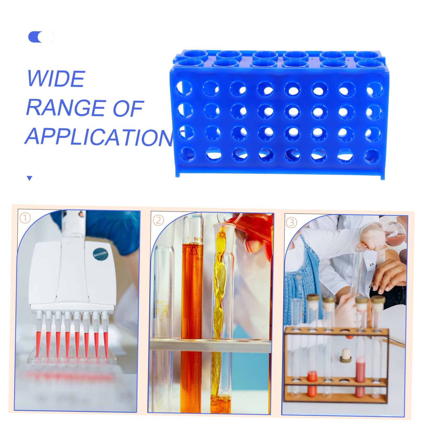 iplusmile 5stücke Testtubenhalter Aus Multifunktionales Reagenzglasgestell Für Labor Stabiler Organizer Für Zentrifugenröhrchen Leicht Zu Reinigen Warten Für Chemie Und Biologie
