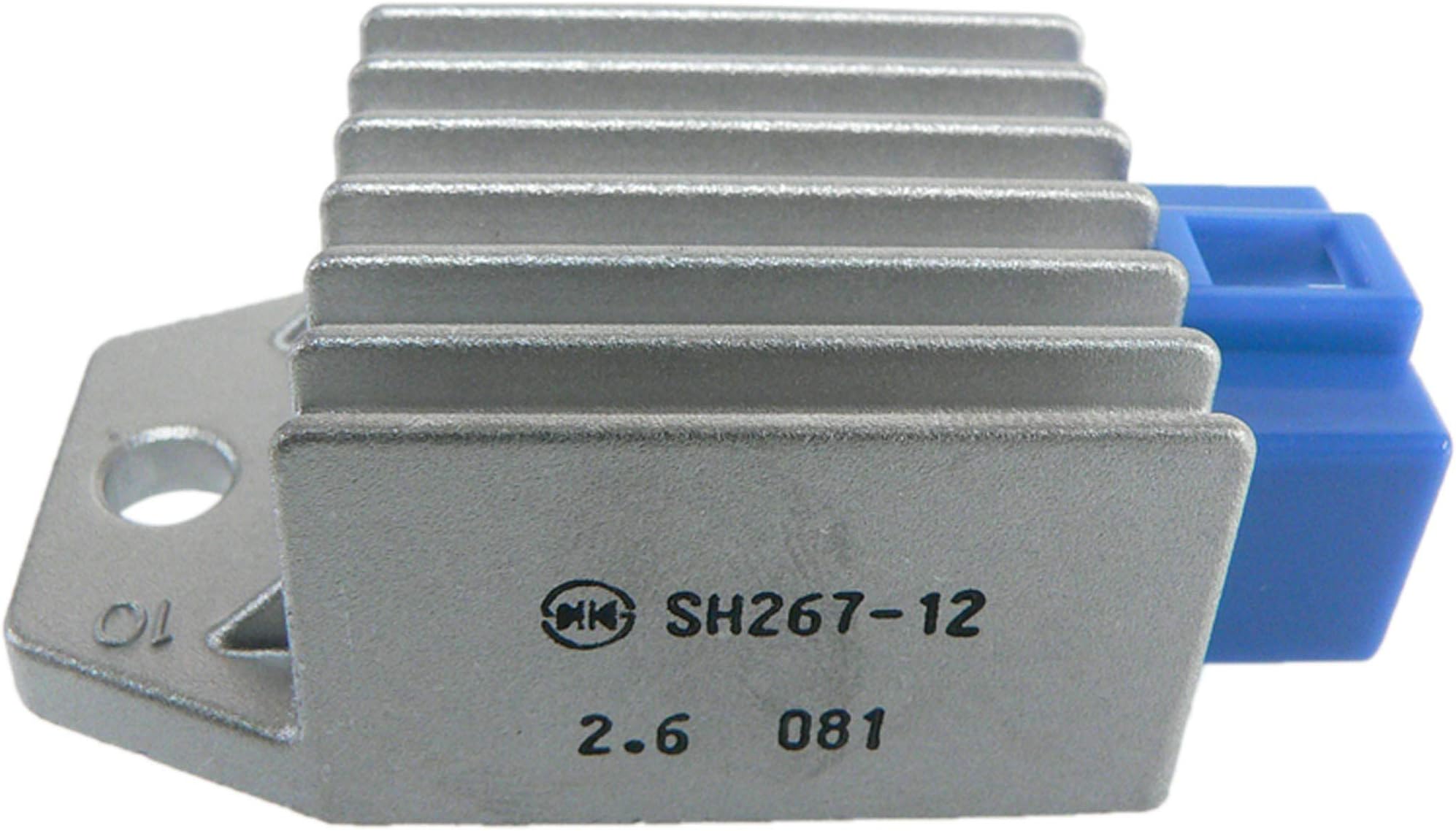 DB Electrical 230-58106 Voltage Regulator for Yamaha G8 G9 G14 G16 G20 Golf Cart 91 92 93 94 95 96 97 98 99 00 01 02 03 04 05 06 07 08 09 10 11 12 13 SH267-12 435-041 JF2-81910-00-00 JF2-81910-01-00