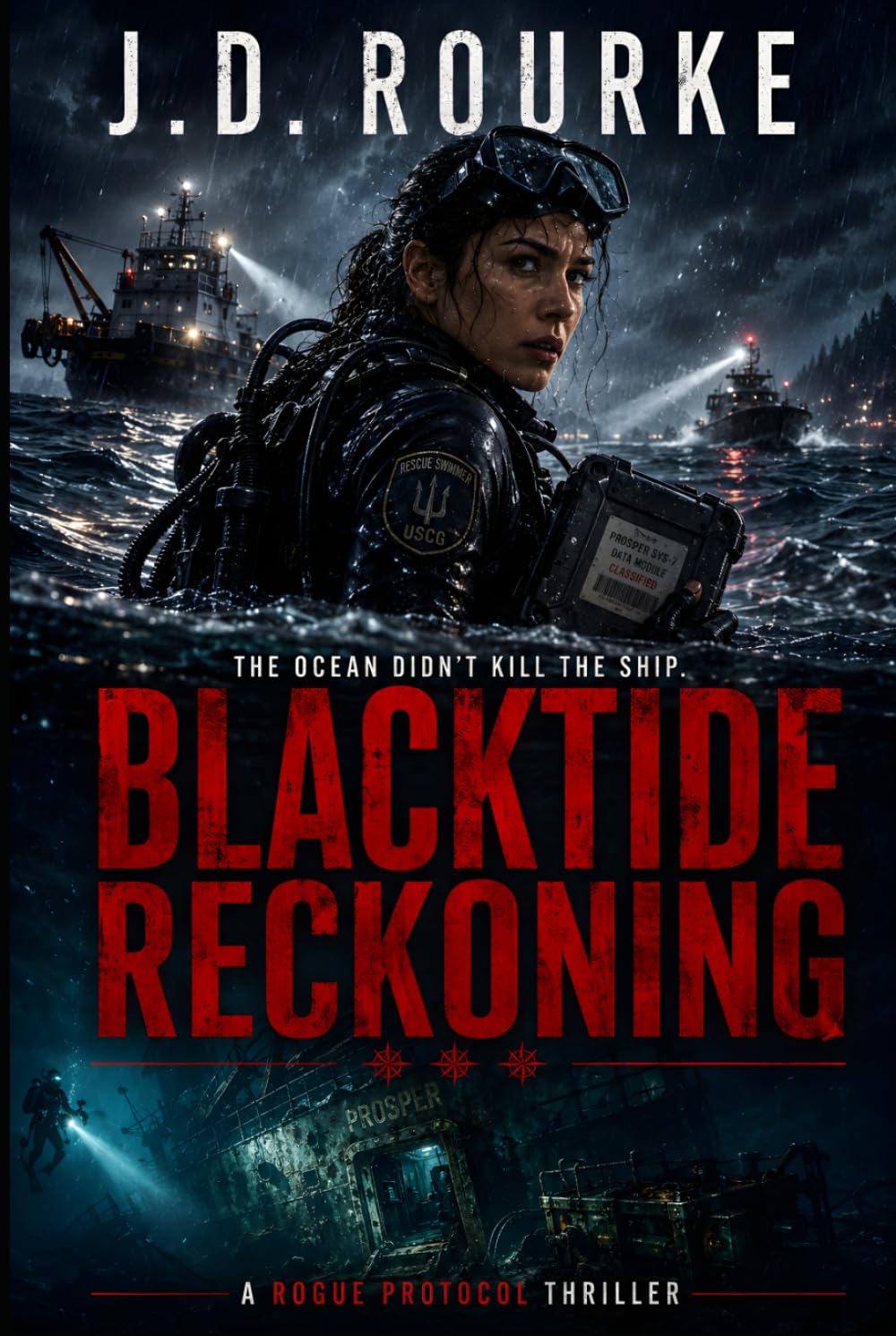 Blacktide Reckoning: A Maritime Action Thriller of Deep-Sea Survival and Deadly Conspiracy (The Rogue Protocol Series)