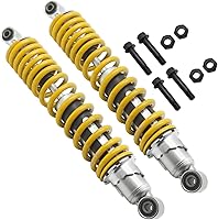 Vista 4 de M MATI Amortiguadores de tracción delantera y tuerca autoblocante para Yamaha Banshee 350 YFZ350 1987-2006, 2 piezas de amortiguadores delanteros