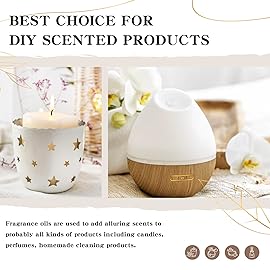 EUQEE Baby Powder Fragrance Oil Premium Fragrance Essential Oil 60ml with Glass Dropper for Aromatherapy, Candle Making, DIY Bath Bombs(2.02 Fl oz)