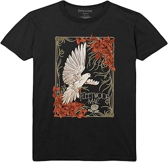 Fleetwood Mac T Shirt Dove Band Logo Official Unisex