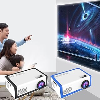 1080P Projector Full HD, Mini Portable Projector, Outdoor Movie Projector Home Movie LED Video Projector, Movie Projector With USB Interface And Remote Control