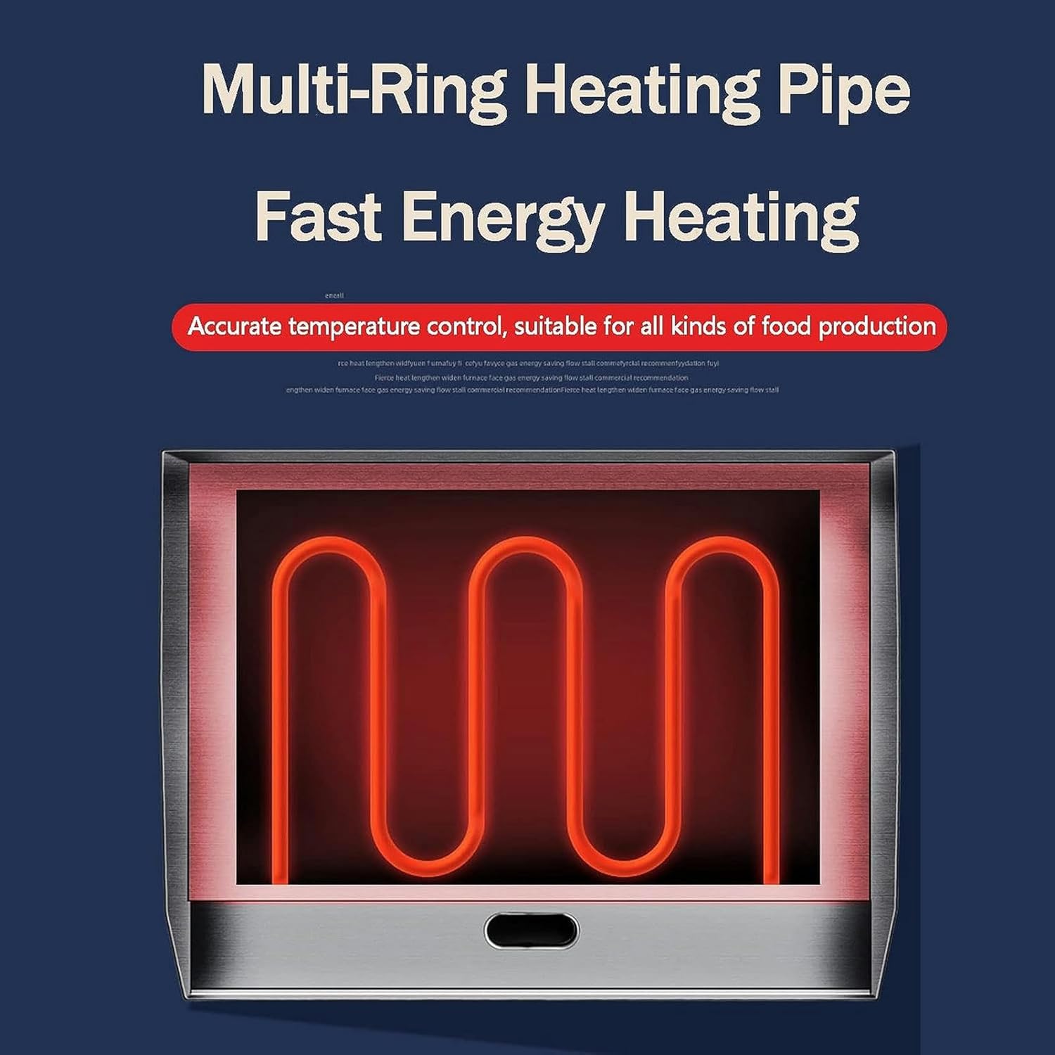 Electric Griddle, Commercial Electric Flat Top Griddle 110-220V Teppanyaki Stainless Steel Grill Adjustable Thermostatic Control, 122°F-572°F, Nonstick Countertop Hot Plate for Home Restaurant