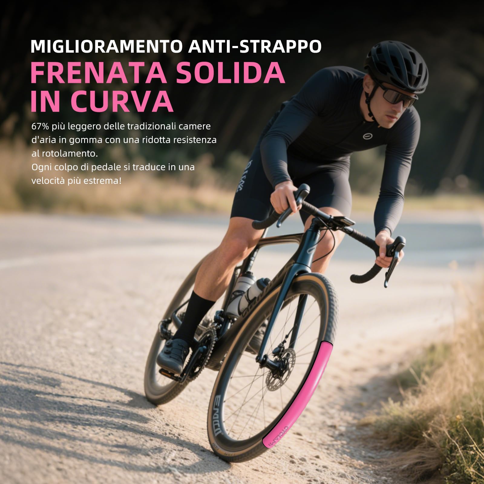 Lot de 2 chambres à air en TPU ultra léger 700 x 32–47C pour vélo de 28" avec valve Presta en métal 45 mm I VTT 29" I TPU vélo de route 28" (avec levier de pneu multifonction)