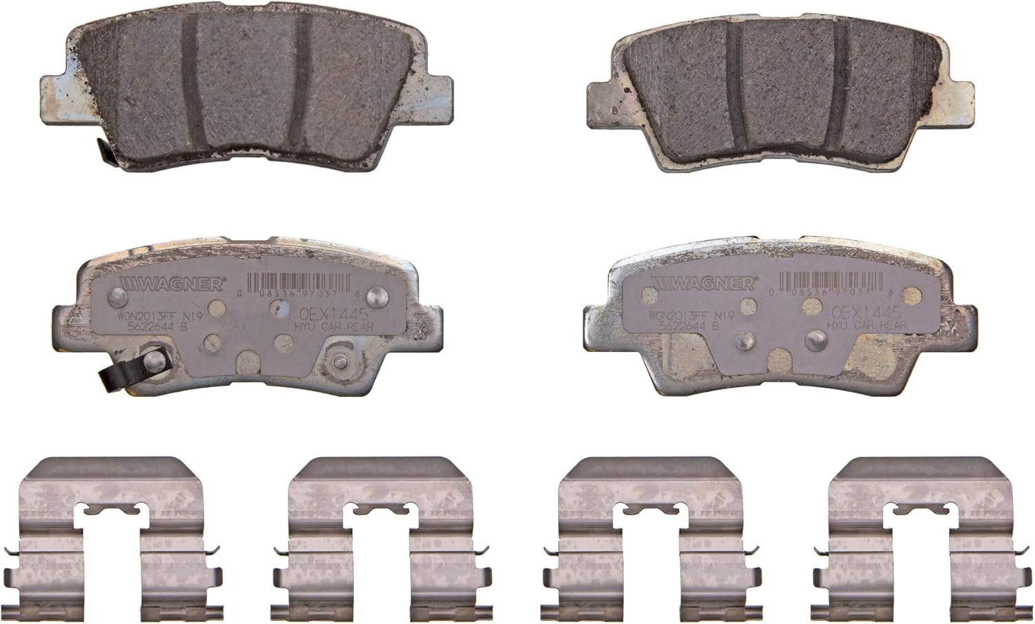 Wagner Brake OEX OEX1445 Disc Brake Pad Set Premium Ceramic