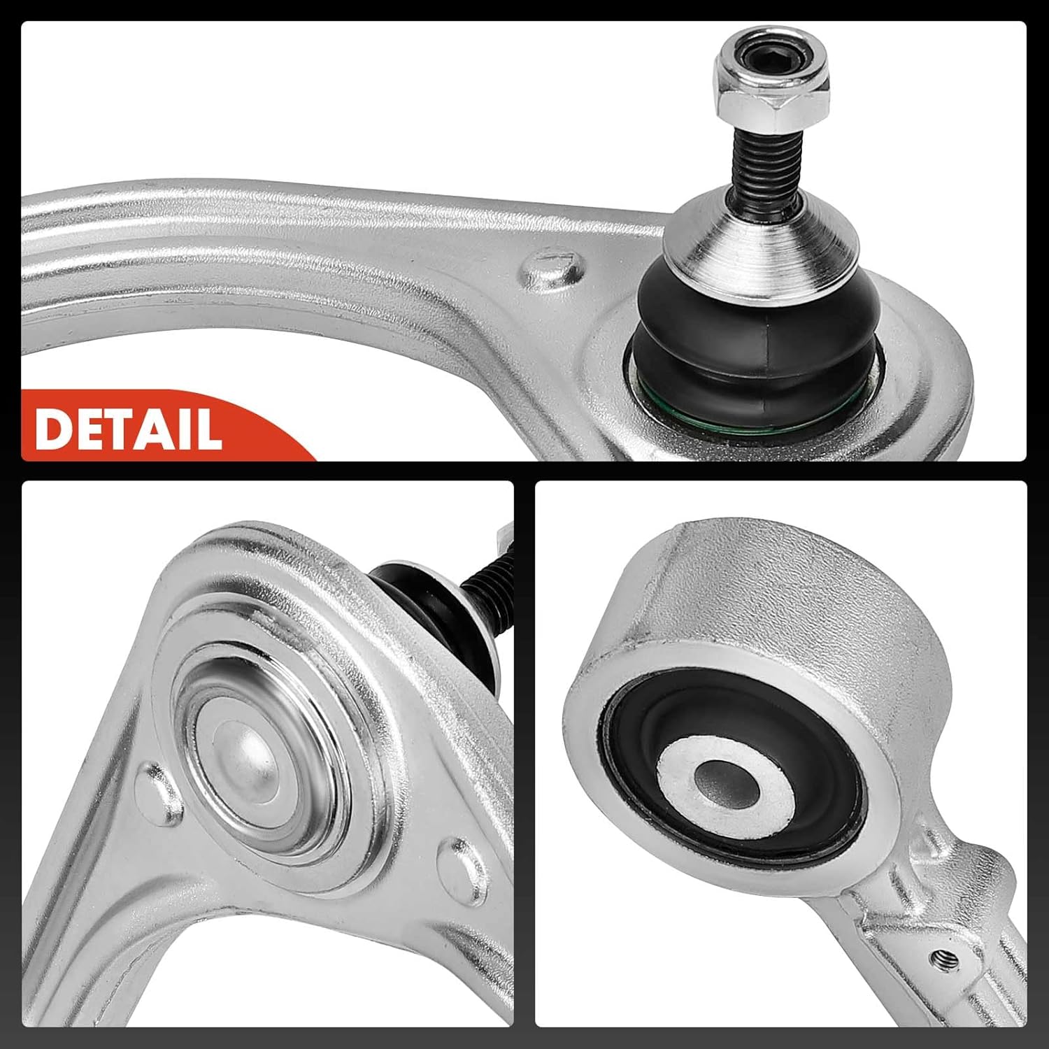 A-Premium 2 x Front Upper Control Arm, with Ball Joint & Bushing, Compatible with Cadillac CTS 2008 2009 2010 2011 2012 2013 2014 2015, RWD Only