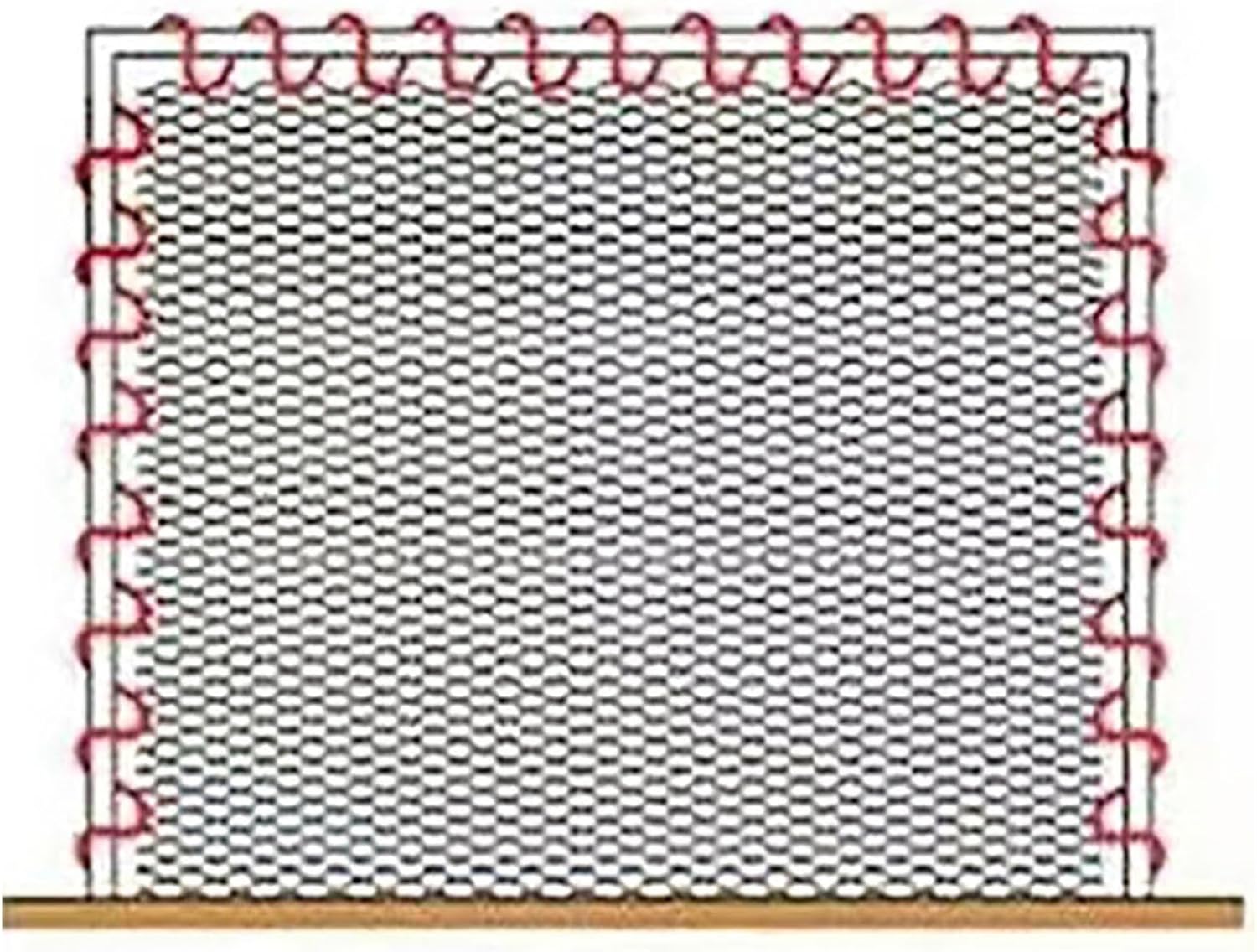 VXHCS Rope Net Sports Netting Safety Net 1cm/3mm Safety Netting for Railings Knotless Polyester Rope Net Balcony Netting