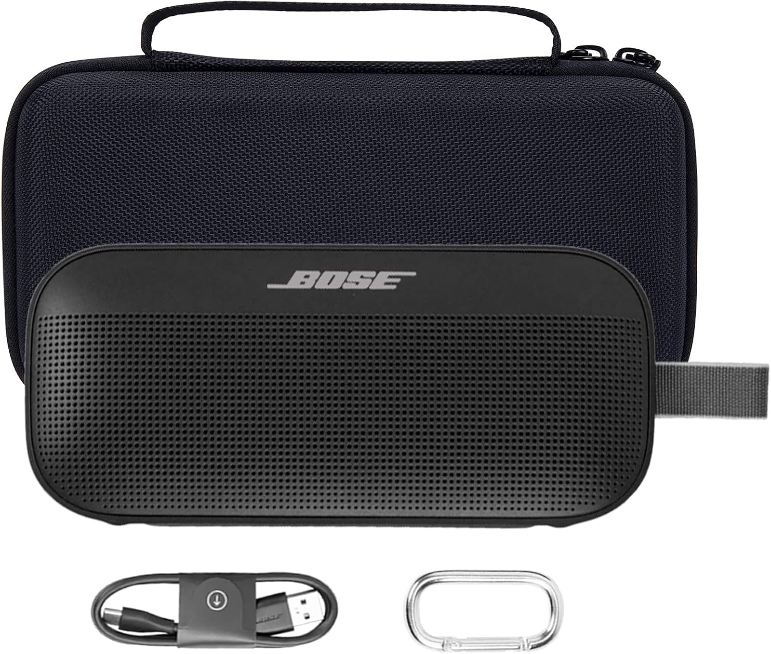 Khanka Hard Travel Case Replacement for Bose SoundLink Flex Bluetooth Portable Speaker (Black) : Electronics