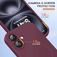 Vista 581 de Miracase Funda diseñada para iPhone 13 Pro Max con protector de pantalla, [forro de microfibra suave antiarañazos], funda protectora de silicona