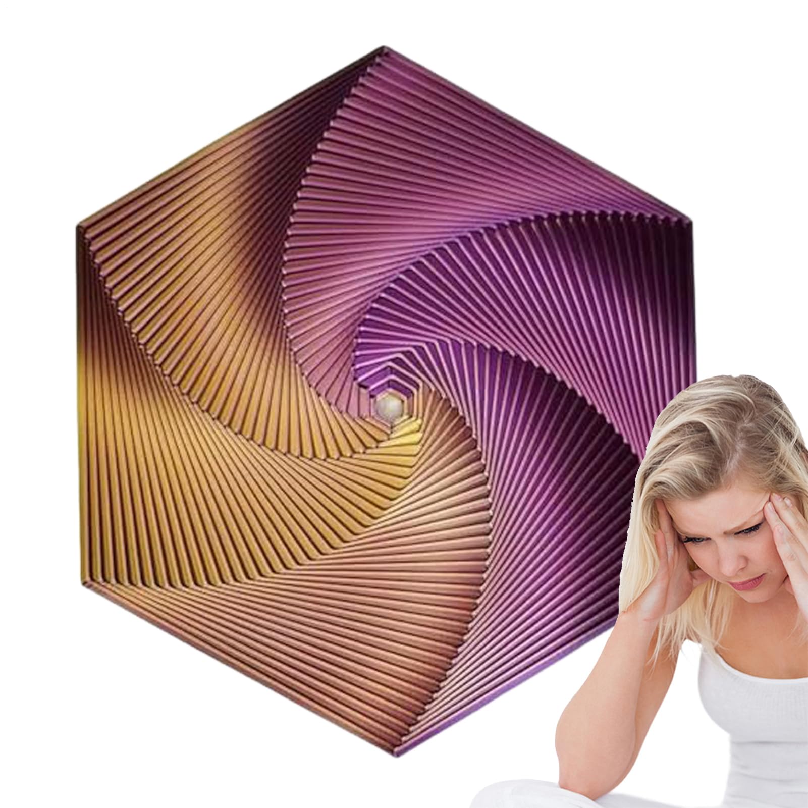 Amazon | スパイラル フィジェット - プリント ストレス リリーフ 六