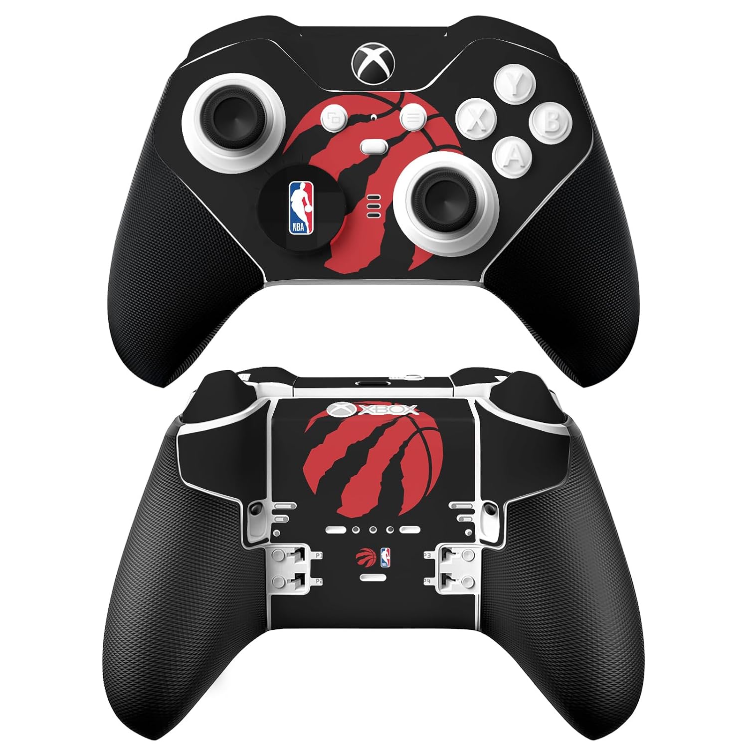 Head Case Designs Officially Licensed NBA Oversized Toronto Raptors Logo Vinyl Sticker Gaming Skin Decal Cover Compatible With Xbox Series X & S Elite Wireless Controller Series 2