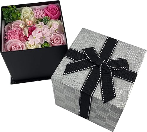 Amazon バスフレグランス プロポーズボックス バスフラワー ギフト ギフトボックス 花の形の入浴剤 インスタ映え Q Fla ピンク メルクリウス バスパール バスフレーク 通販