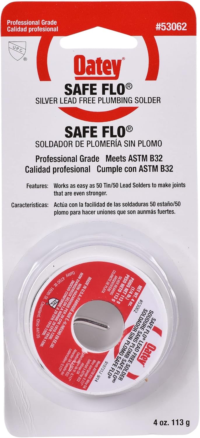 Oatey 53062 .25lb Safe Flo Solder