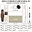 UCANBE 25PCS Eyebrow Stamp Stencil Kit With Dual-Color Eyebrow Stamp Pomade,20 Reusable Eyebrow Stencils,Finising Powder,Brush,Eyebrow Razor,Zipper Pouch,Waterproof Eye Brow Stamping and Shaping Kit02
