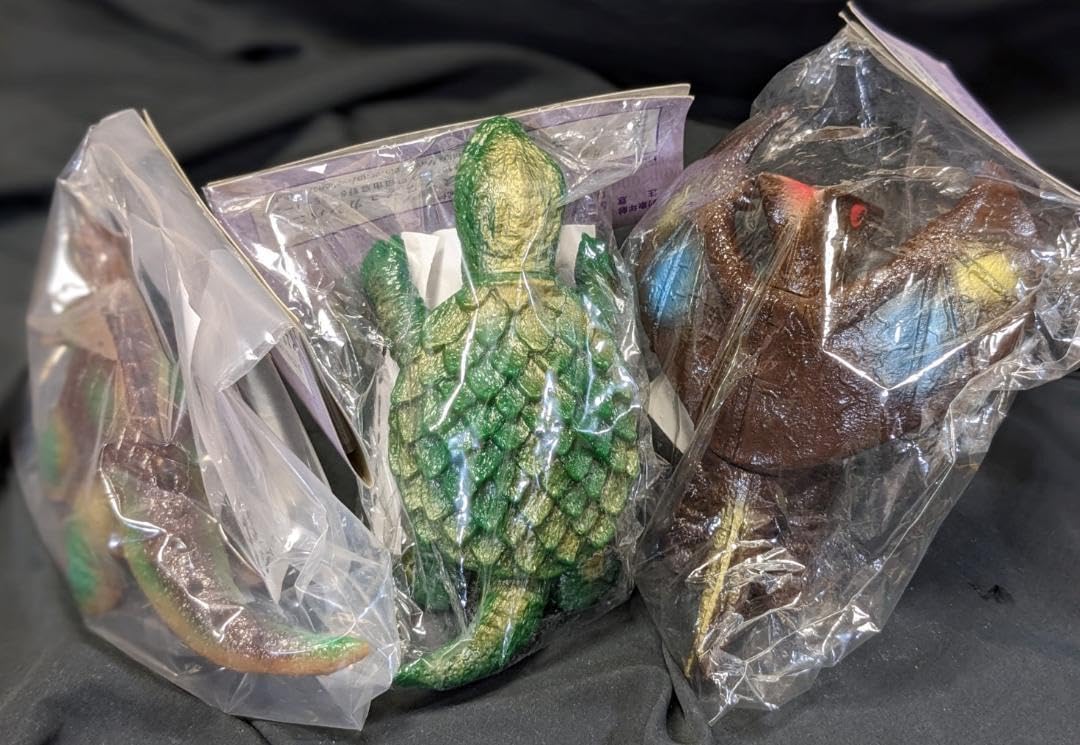 ギャオス 2体セット ソフビ 日東科学 河田シリーズ フィギュア 大映