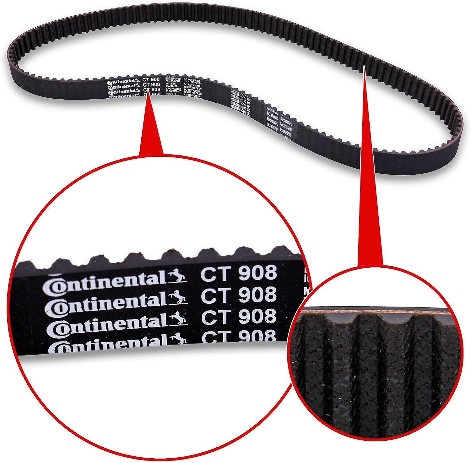 CONTITECH CT908WP2 Water Pump + Timing Belt Kit Number of Teeth 138 23 mm with Seal