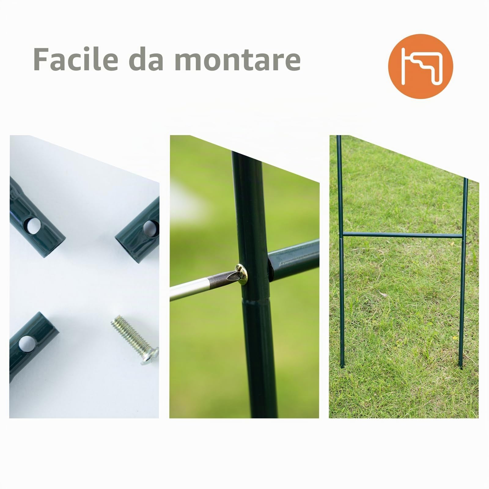 Mr. Ton Garden Arch, Arco di nozze, Pergolato da giardino per interni ed esterni, varie piante rampicanti, altezza 7'8 x larghezza 4'5 cm