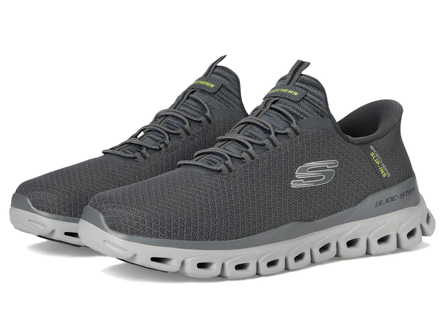 Skechers Mens Glide-Step Noxus Hands Free Slip-in Shoes