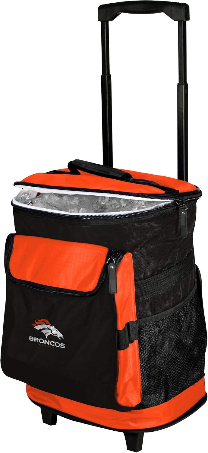 Logo Brands Officially Licensed NFL Unisex Rolling Cooler, One Size, Team Color