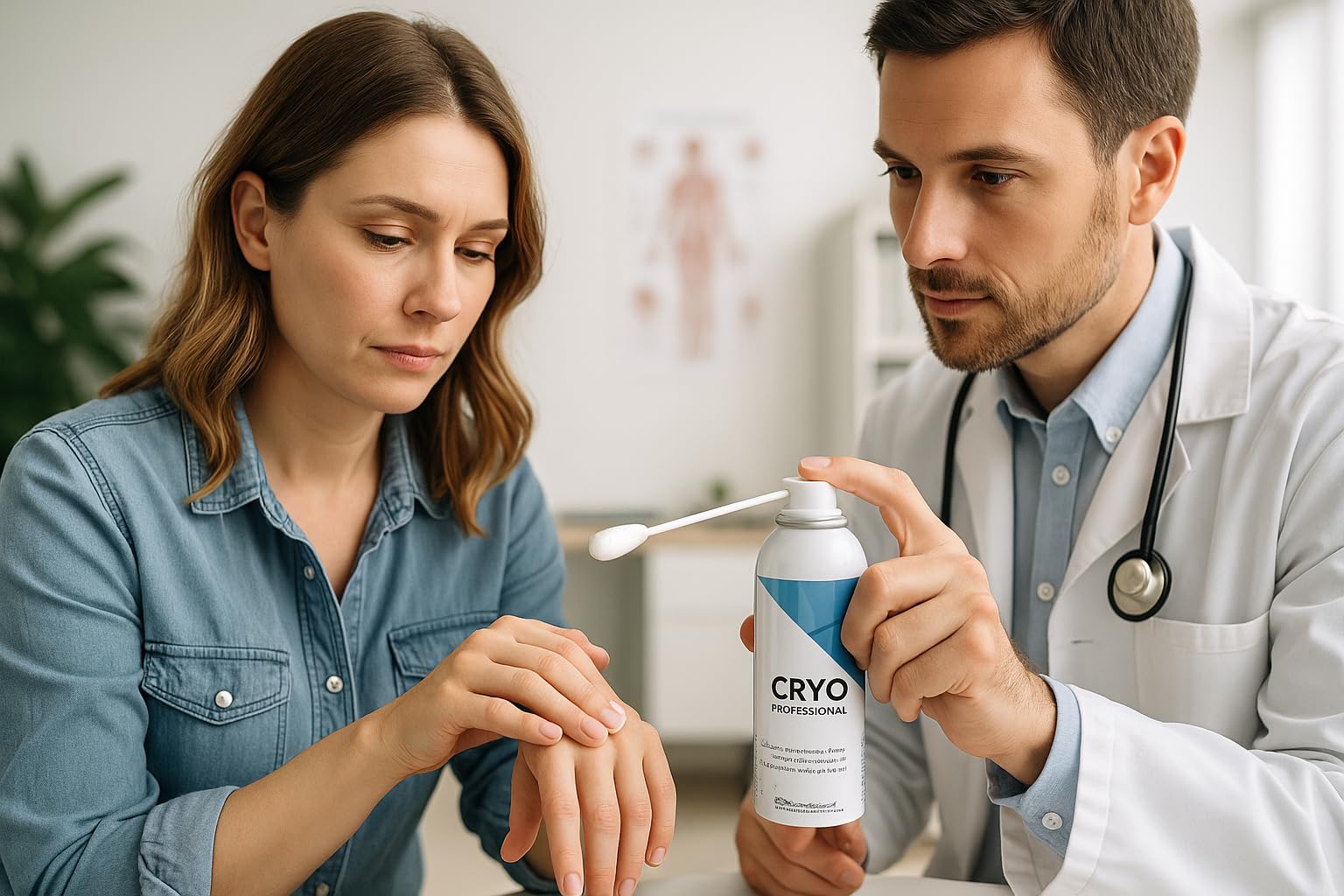 Aerosol de crioterapia para verrugas – manos y pies – 170 ml – 60 tratamientos – eliminación rápida y eficaz
