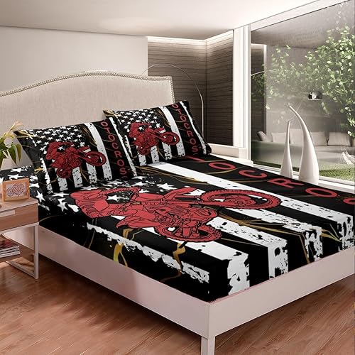 Miniatura 10 de Juego de ropa de cama de coche de dibujos animados para niños, sábana bajera ajustable de coche de policía para niños, tamaño Queen, avión, camión