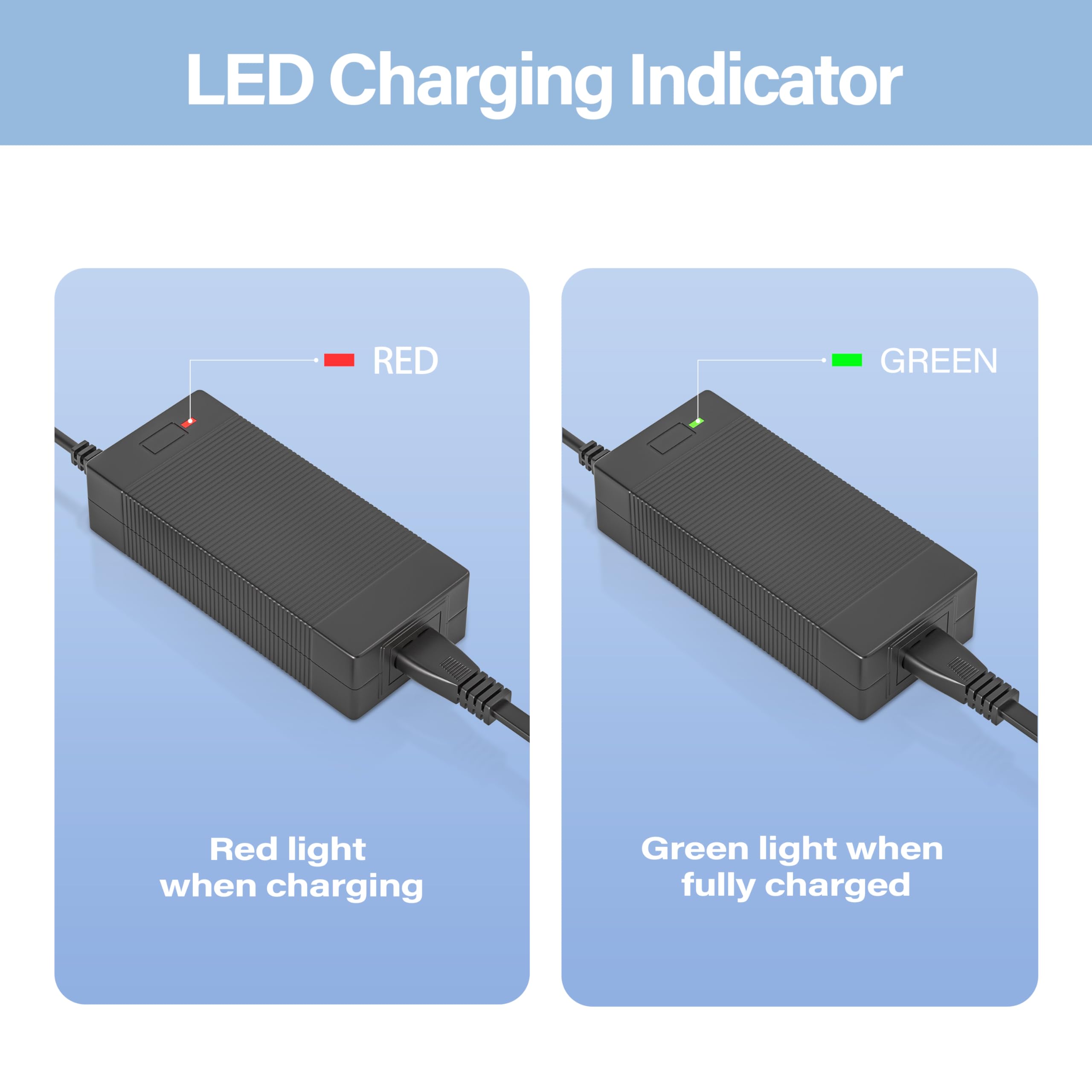 Chargeur 42V 2A Pour Trottinette électrique Et Hoverboard - 4 Connecteurs - Compatible Xiaomi, Ninebot