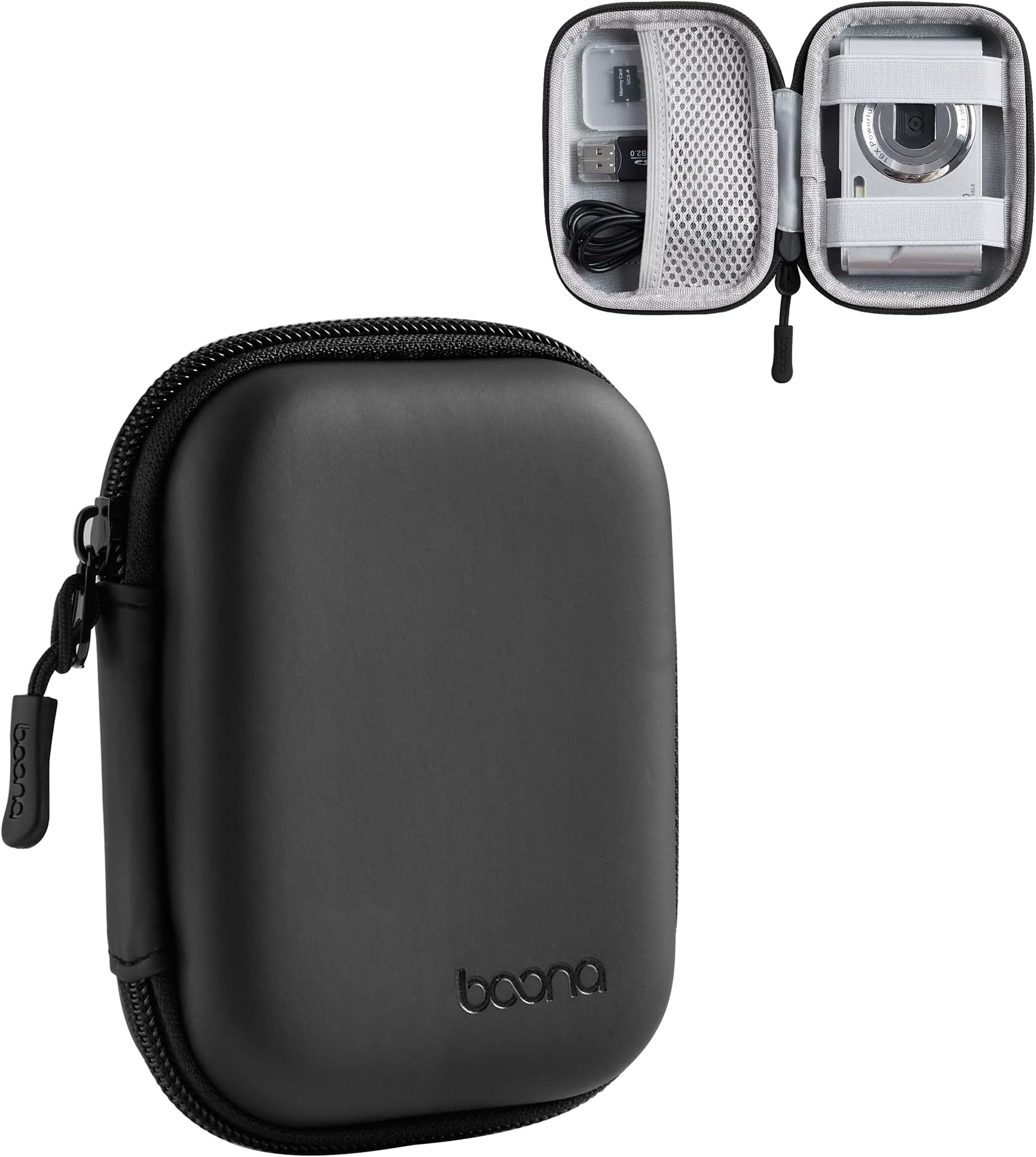 Linpr Digital Camera Case Compatible with CAMKORY/for Kodak PIXPRO/for Lecran/for VAHOIALD/for Canon IXUS 285 HS, Small Travel Cameras Storage Holder for Accessories SD Card