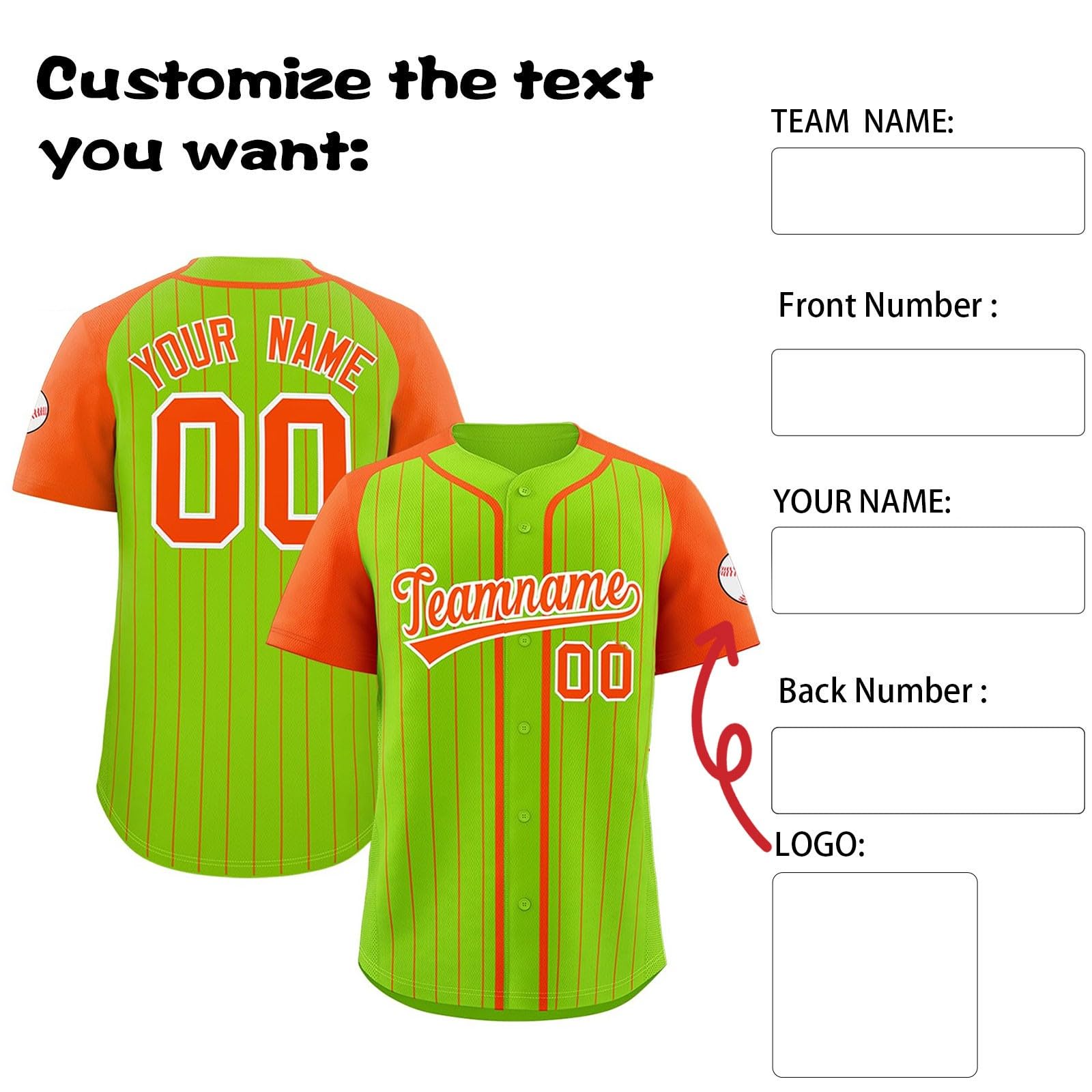 American Football Jersey Custom Button Down Tee Shirt Add Name, Logo and Team Number Personalized Jersey for Adult and Child - 3