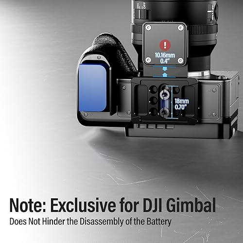 Miniatura 5 de Sirui QC-38 - Placa de liberación rápida para kit de base de abrazadera y tipo arco cuadrado de 1.496 in, adaptador de montaje de cámara con rosca