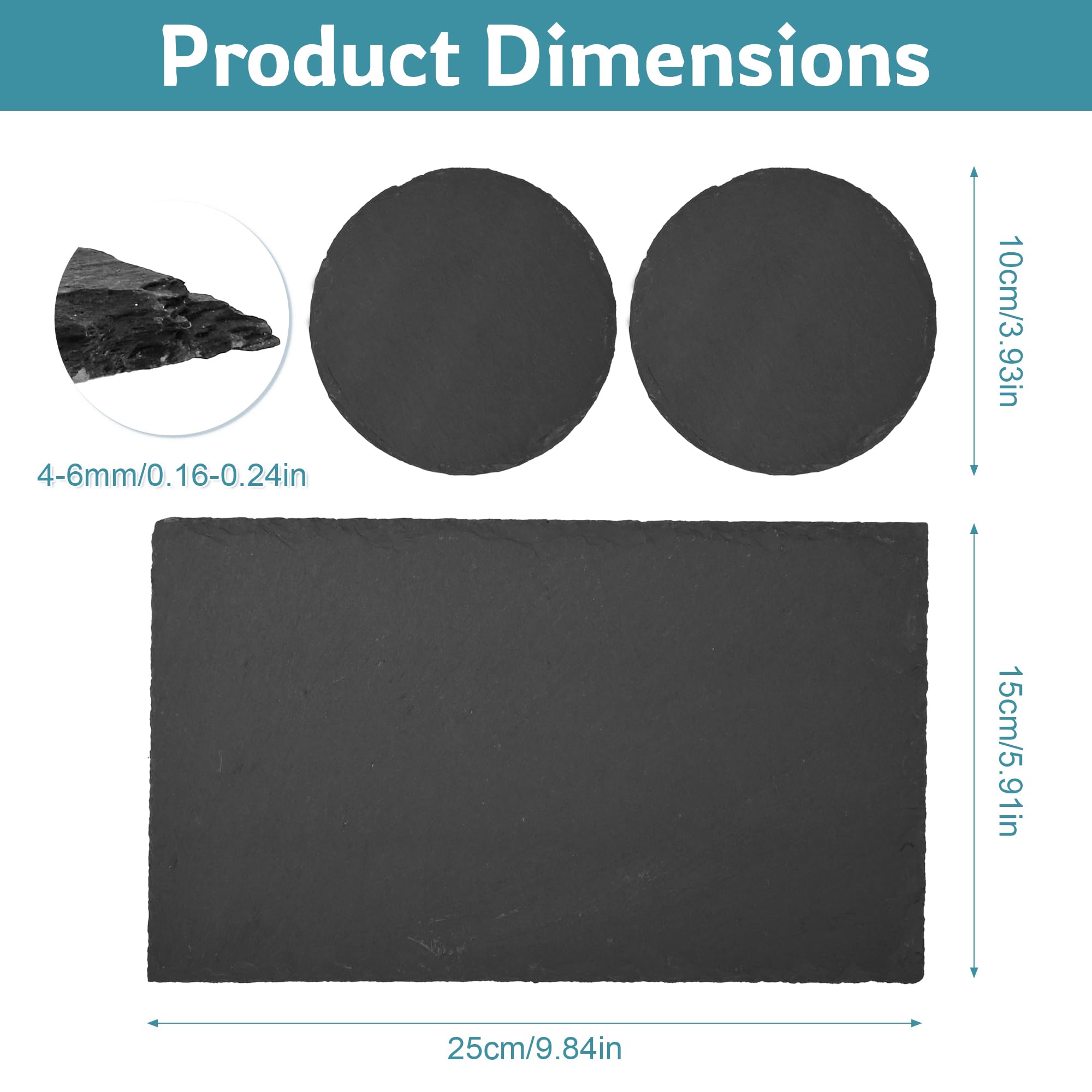 aleawol 3Pack Tortoise Slate Pad - Image 2