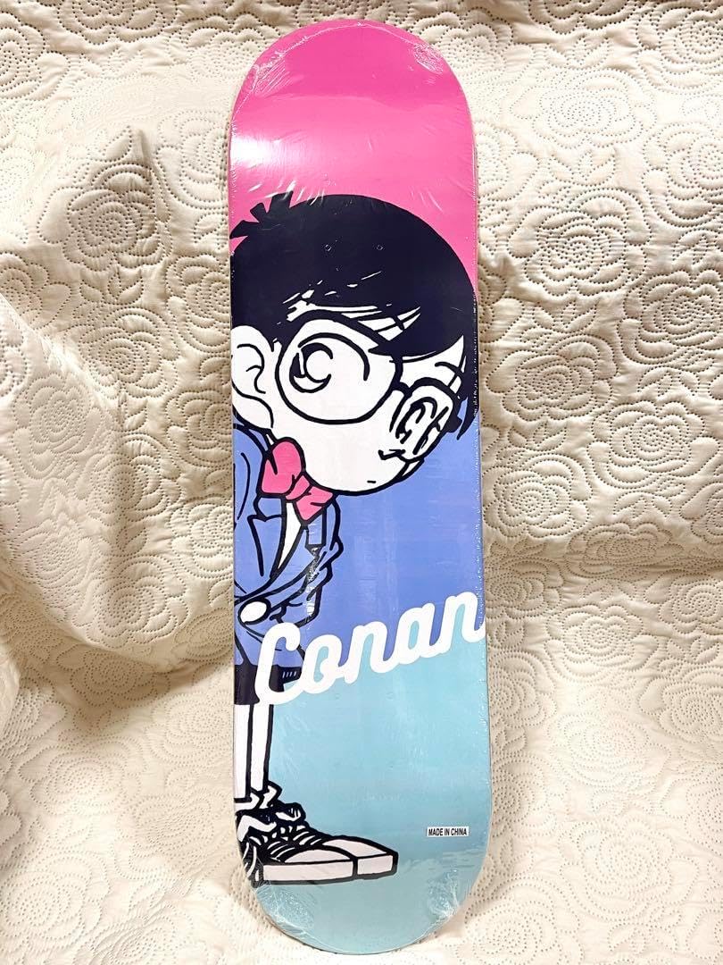 名探偵コナン スケートボードデッキ 木製 コナン スケートボードデッキ 木製 名探偵コナン スケートボード