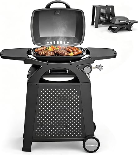 Master Cook 883432111236 grill, Matte Black