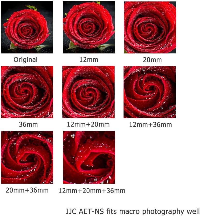 JJC F Mount Auto Focus Macro Extension Tube Set & MC-DC2 Remote Switch Shutter Release Cord for Nikon D750 D780 D7500 D7200 D7100 D7000 D5600 D5500 D5300 D5200 D5100 D5000 D3300 D3200 & More Cameras