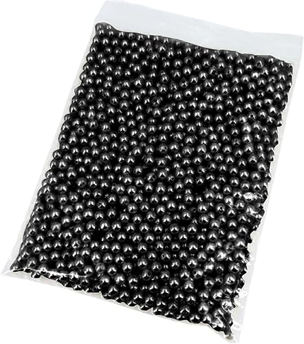 500 perlas de relleno de jarrón de 0.394 pulgadas, sin agujero, cuentas de maquillaje para jarrón y delineador de ojos, cuentas redondas de perlas