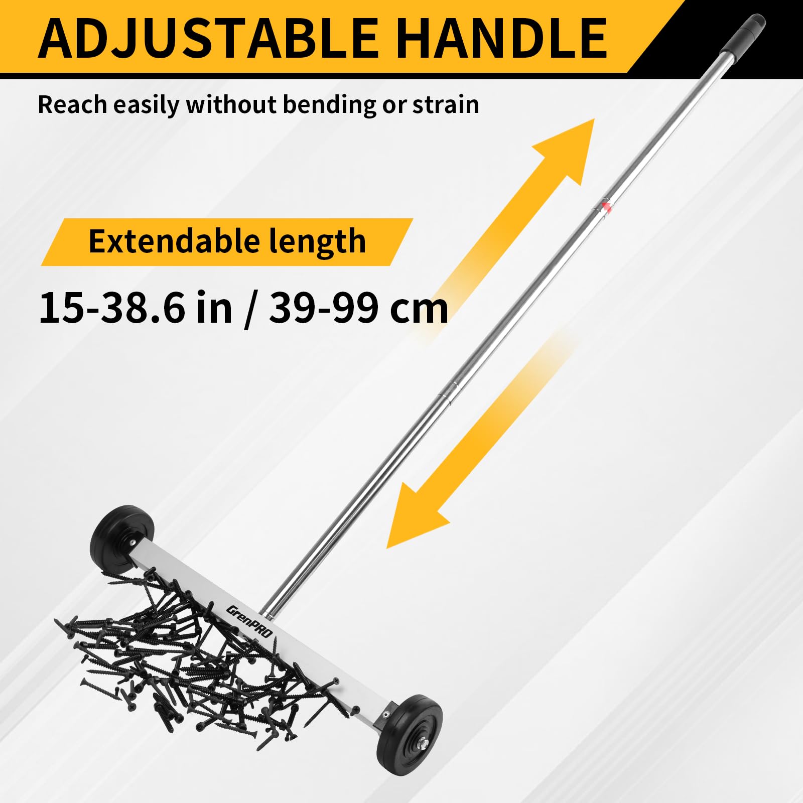 GRENPRO Magnetic Sweeper - Powerful Metal Pickup -8
