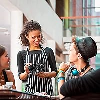 Vista 6 de Libros para servidores de 2ª generación, 5 x 9 pulgadas, para camarera con bolsillos expandibles/con cremallera, lindo libro de servir, blocs