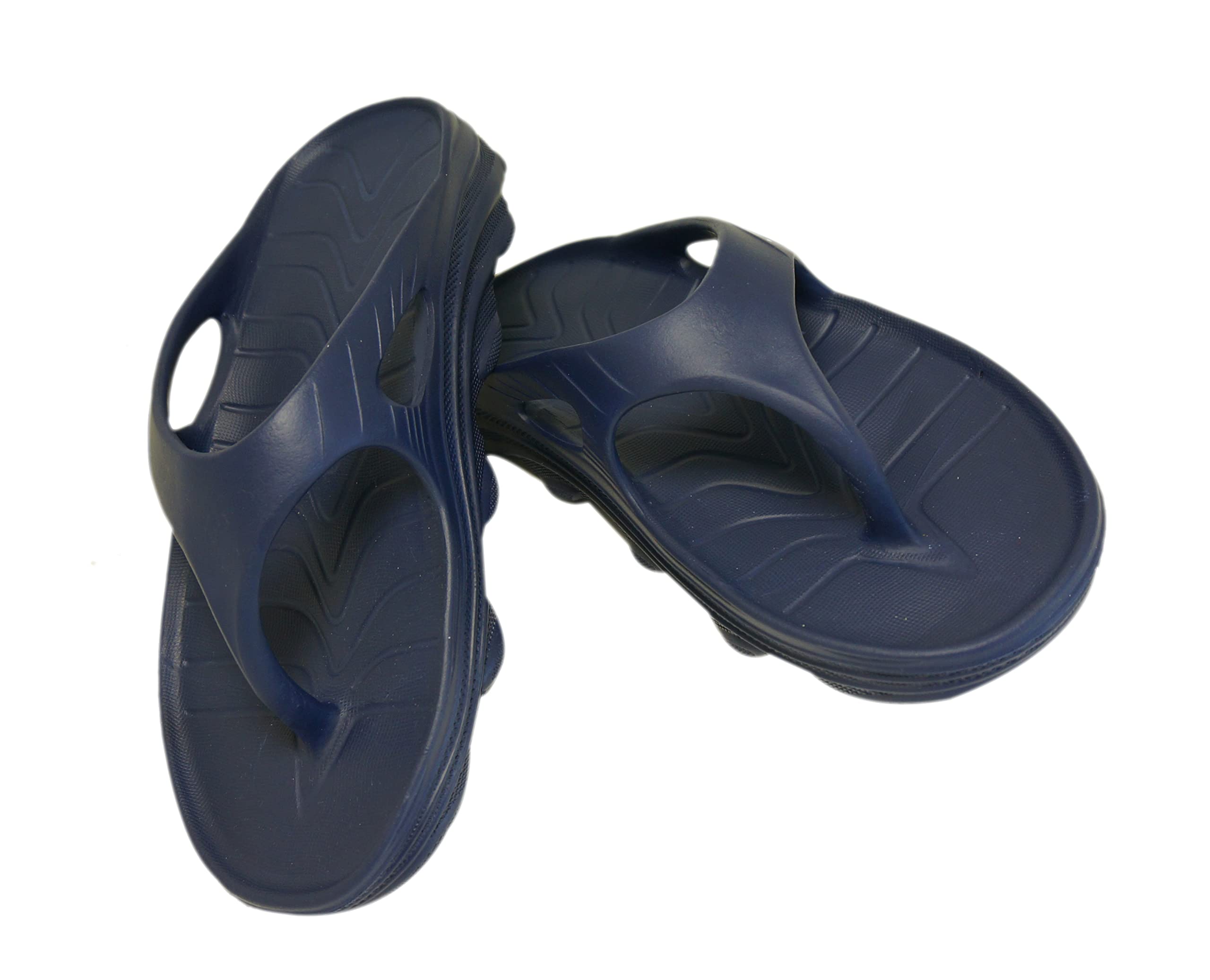 doubleu Recovery Slipper|Soft Doctor Anti-Skid Slipper for Men|Riva|Slides, Flip-Flops, Chappals (7,Navy+Blue) (B0BCZB4S9Y) Amazon Price History, Amazon Price Tracker
