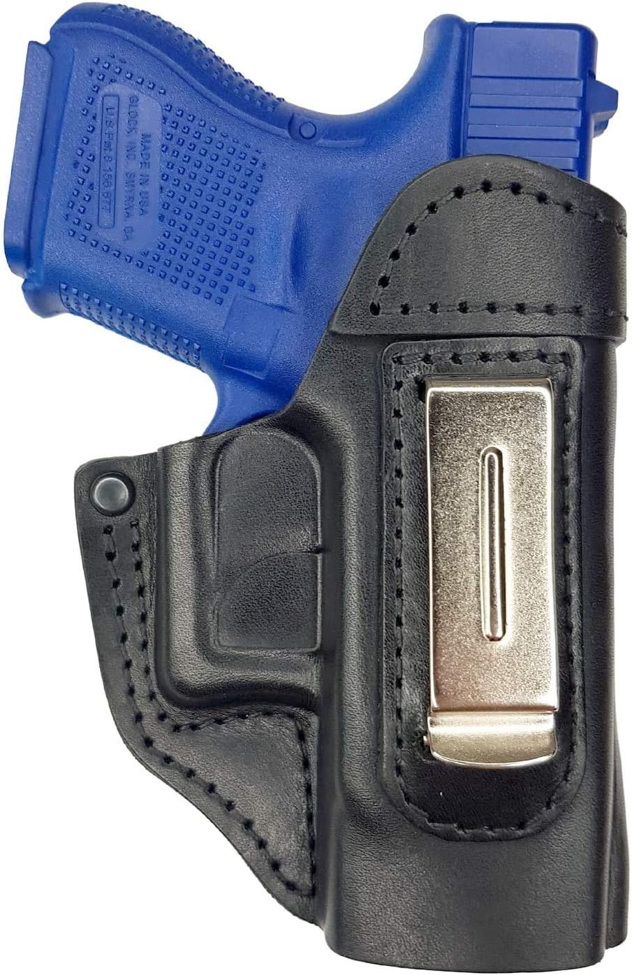 VlaMiTex Pistolera De Cuero Para Glock 17 19 22 23 25 31 32 34 37 (B39 - 19/ 23/32 - View #4