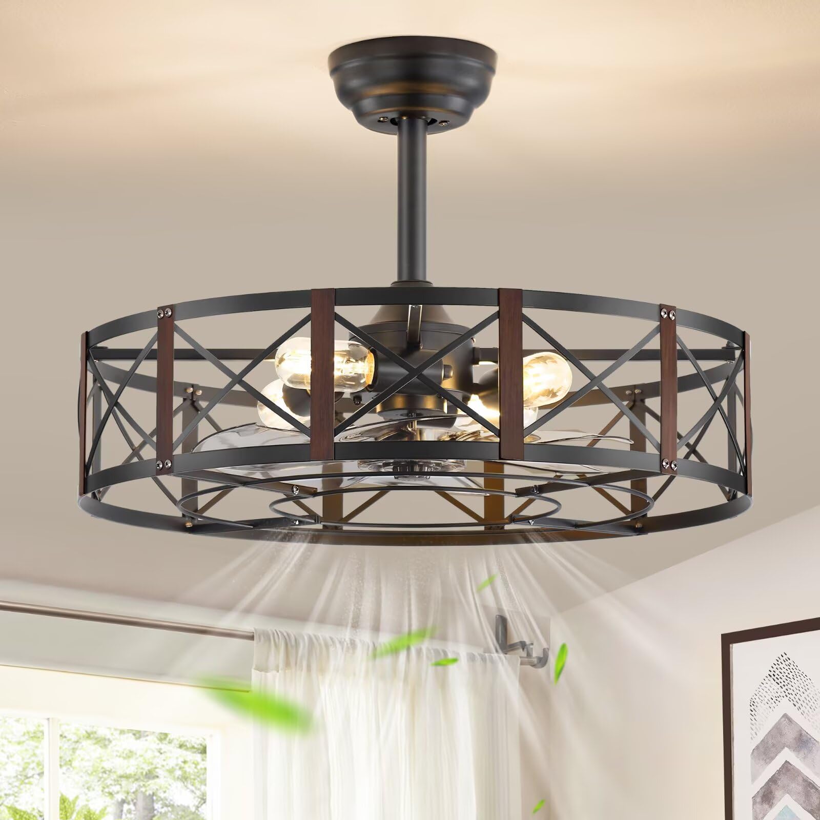Ventilateur de plafond pour petite pièce, mini ventilateur Fanbulous contre la chaleur nocturne