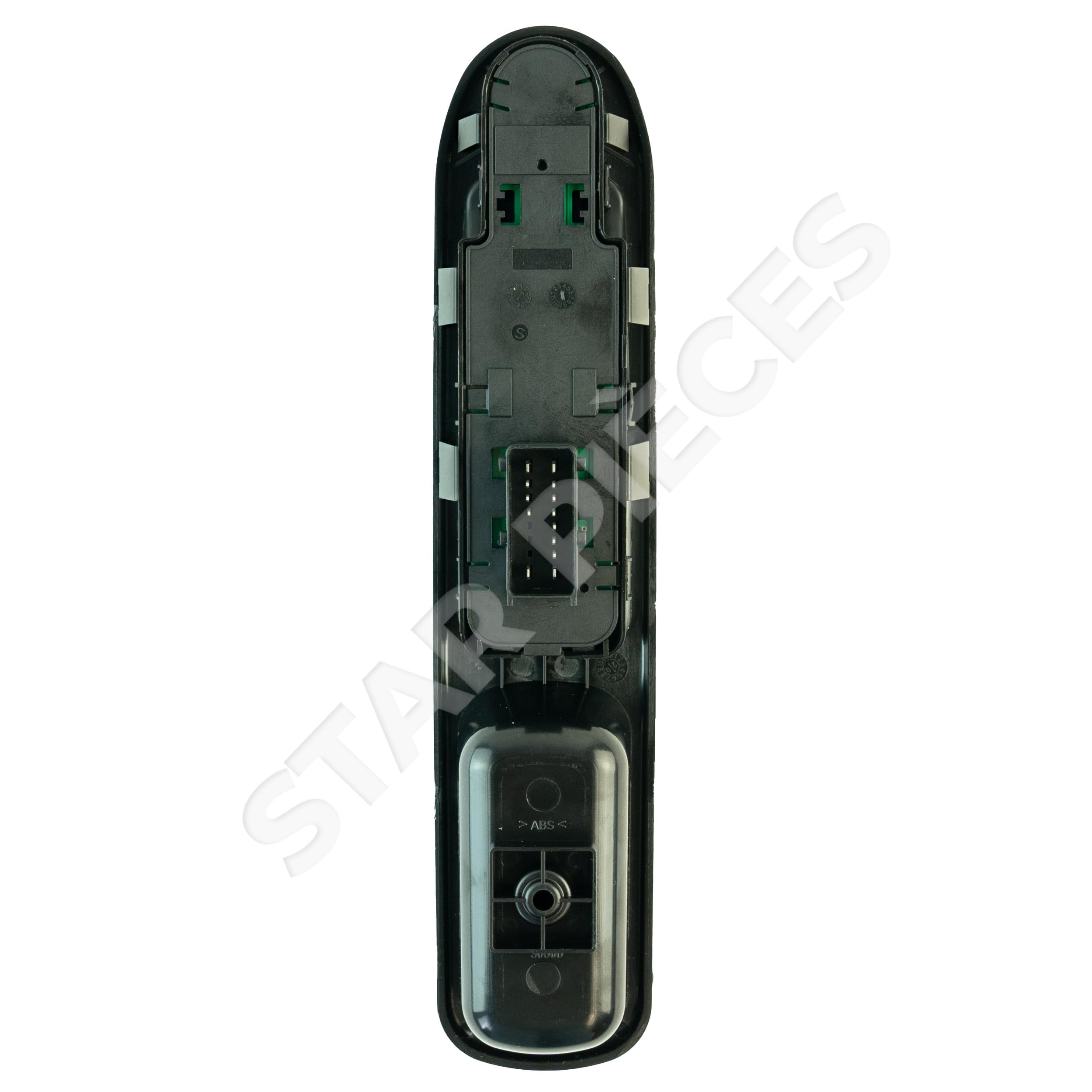 Botonera elevalunas compatible para Peugeot 207 y C3 Picasso (2006-2017) mando elevalunas delantero izquierdo (conductor) 6554QC