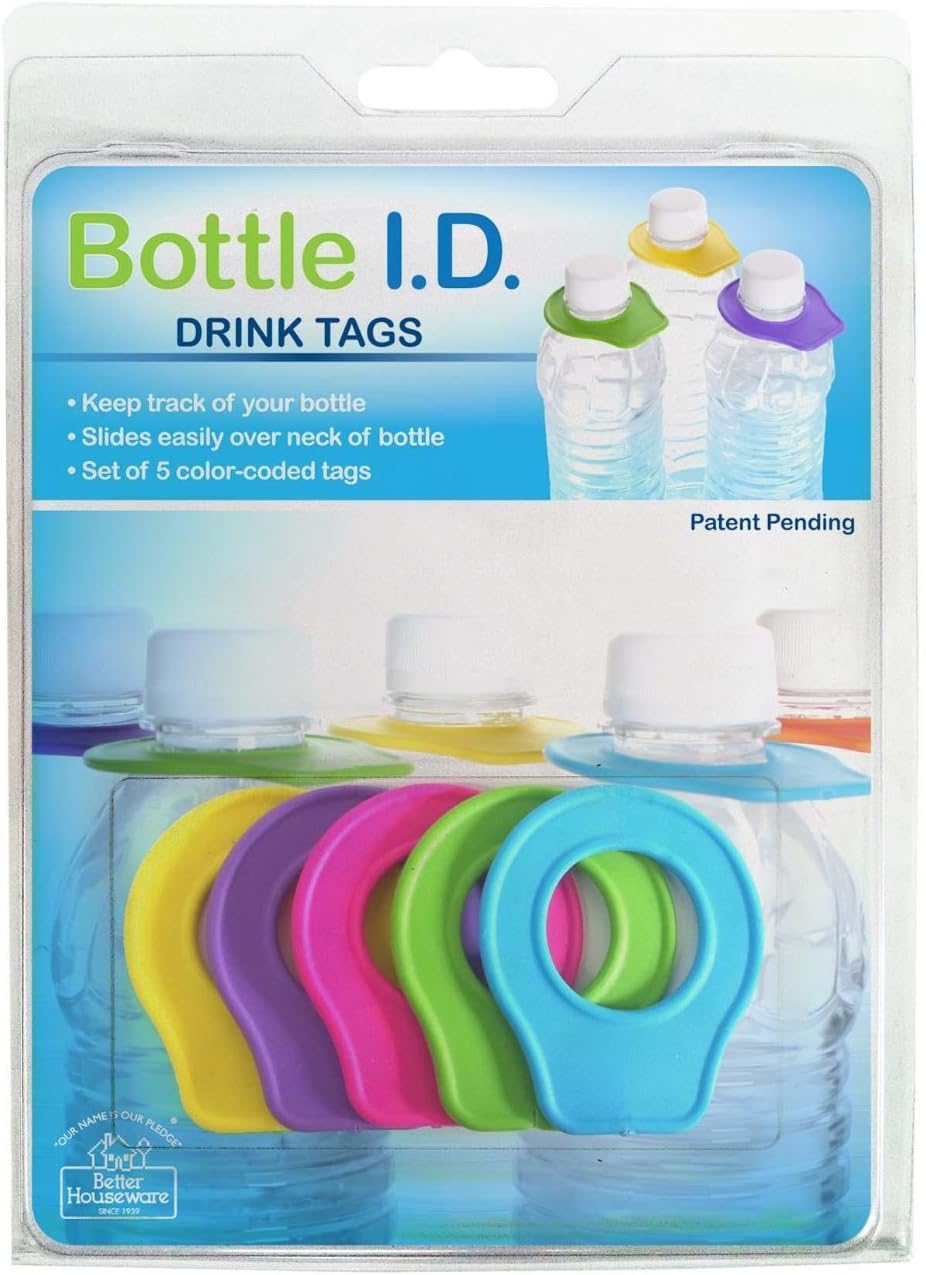 Better Houseware 5-Piece Bottle I.D. Drink Tags