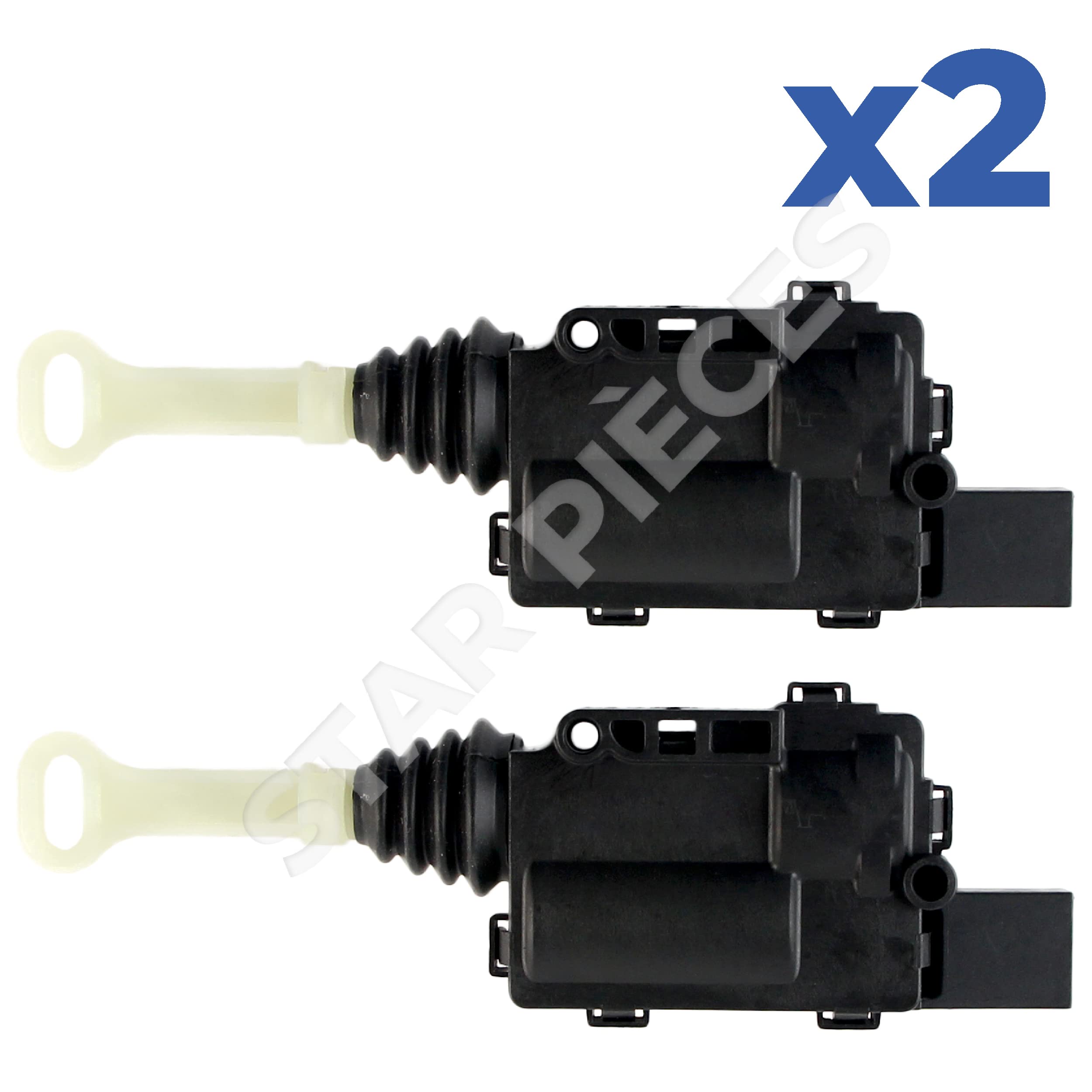 2 actionneurs de porte compatibles pour Peugeot 1007 (2005-2010) Serrures portes coulissantes. AVANT GAUCHE + DROIT | 661536, 9649879580