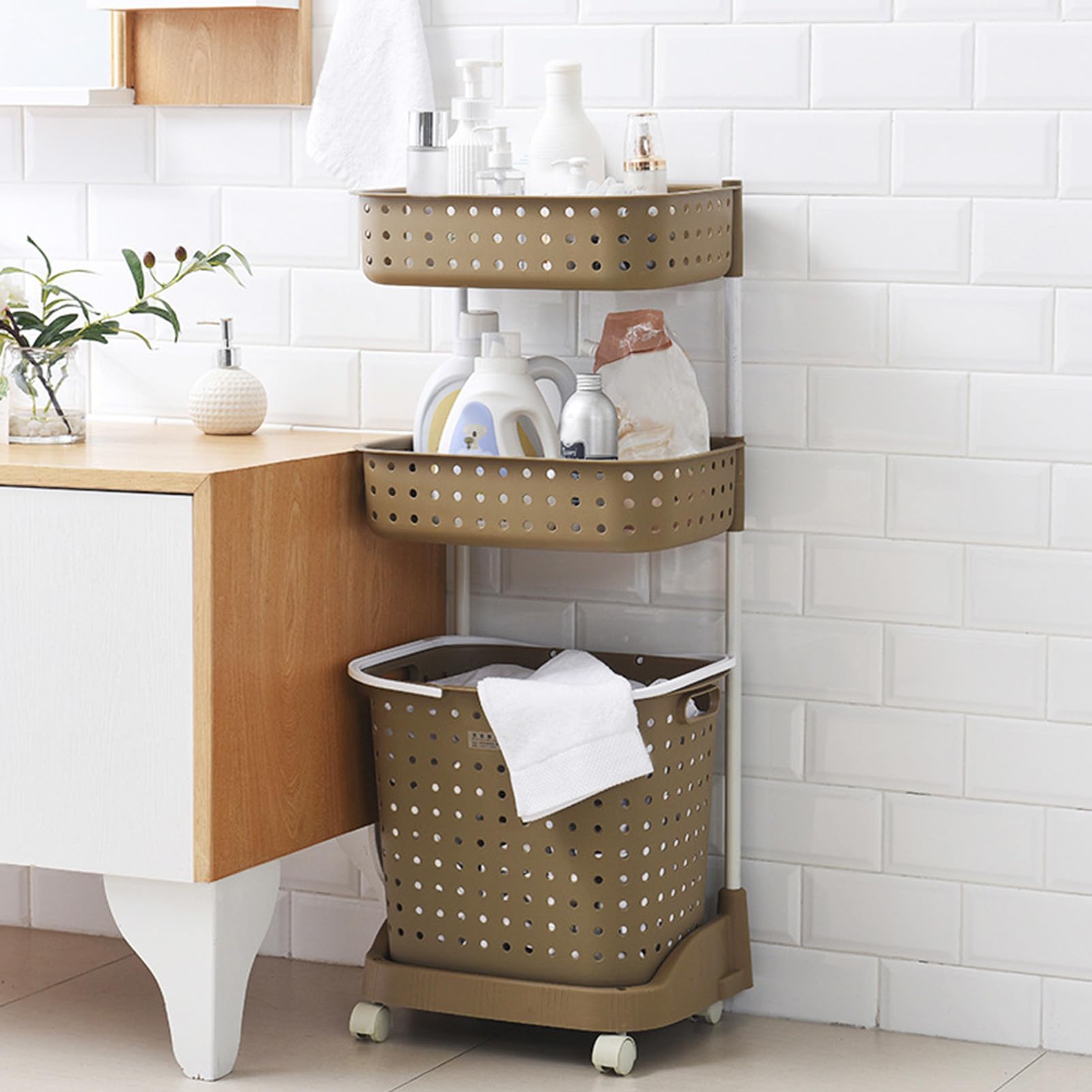 Dirty Clothes Basket Laundry Bucket, Dirty Clothes Storage Basket, Home Put Clothes Basket, Bathroom Shelf, Bathroom Clothes Bucket
