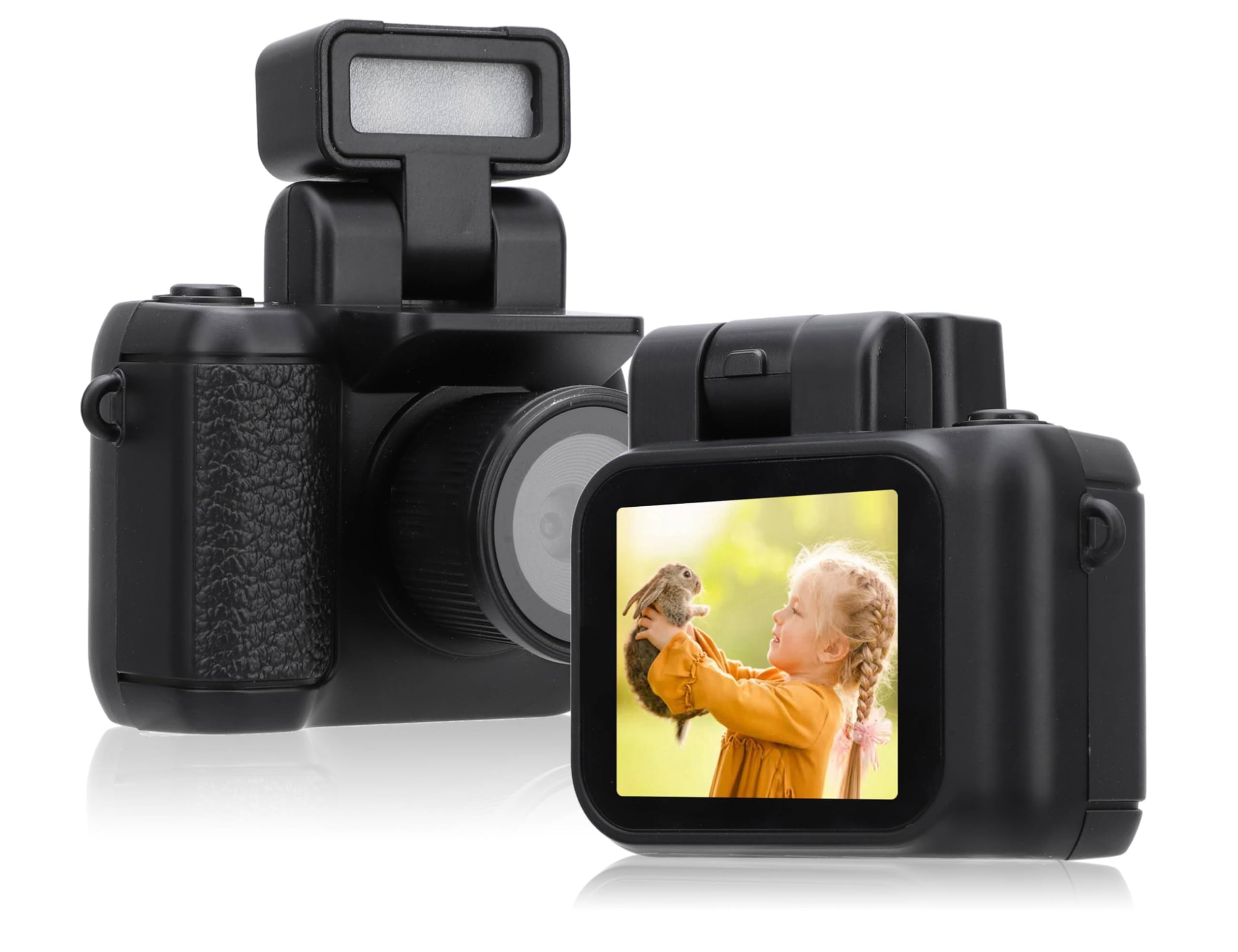 Annadue 1080P Video Camera Camcorder, Digital Camera Recorder with 160° Lens Angle, Built In Flashlight, Digital Video Recorder for Students, for Girls and Boys