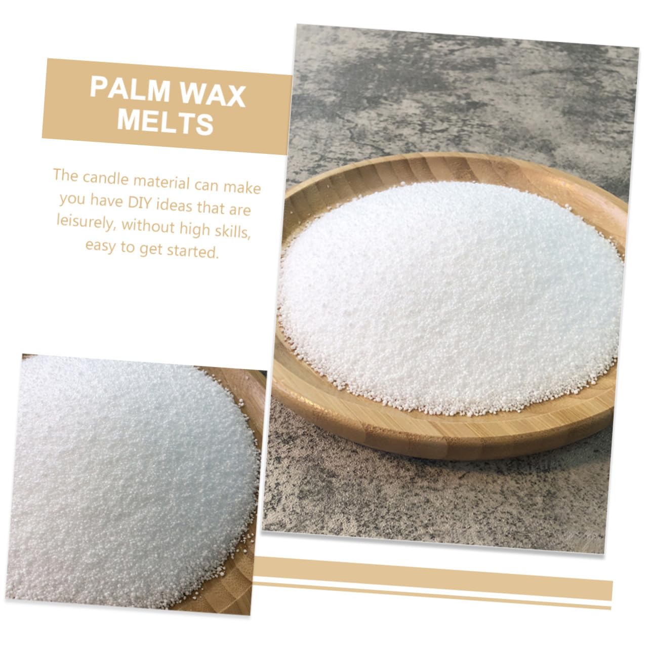 Scaglie di Cera per Candele Profumate Fai, 1 Sacchetto Bianco