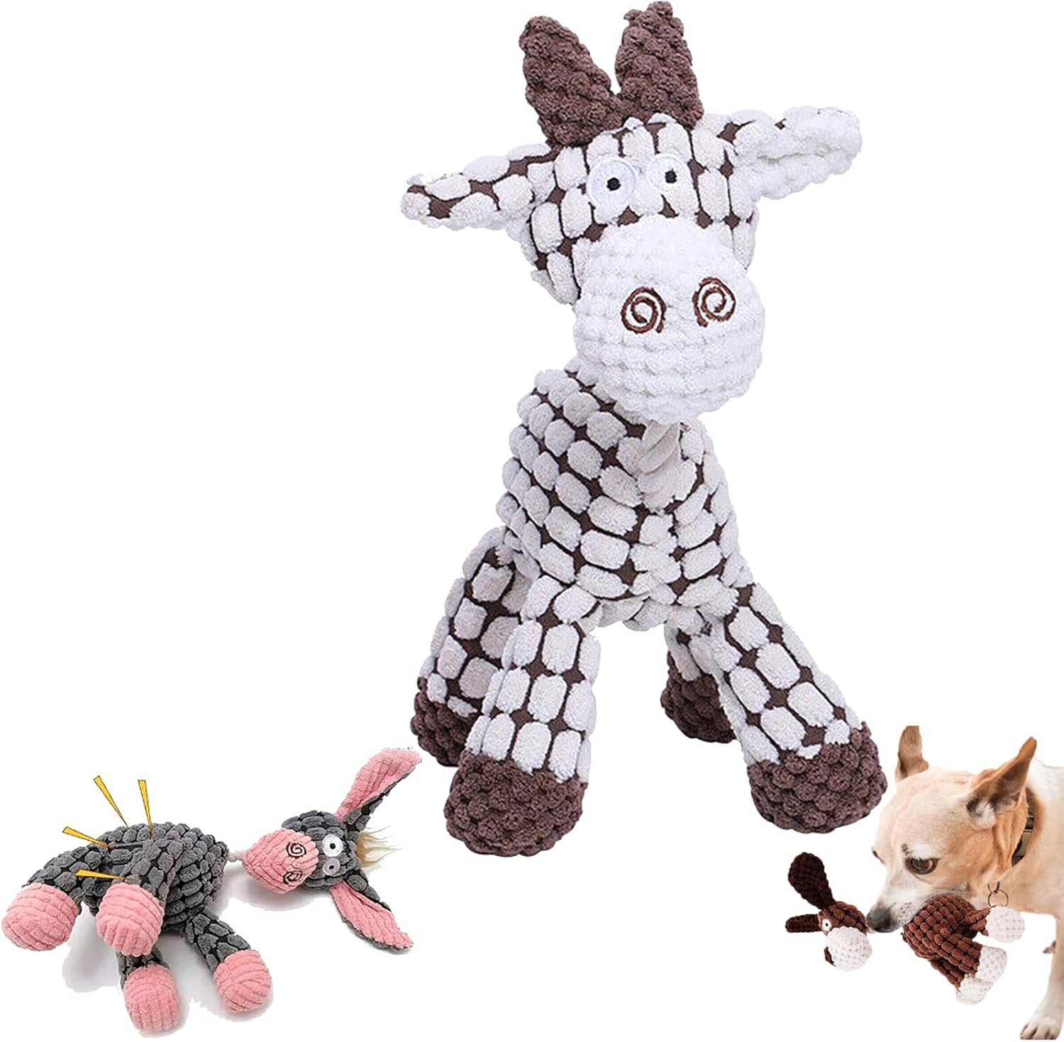 Pet Supplies Robustplush Immortal Squeaker Plush Toy for Aggressive Chewers, Robust Plush